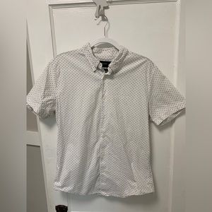 Stylish Abercrombie & Fitch Short Sleeve Button-Down - Men's Size Large